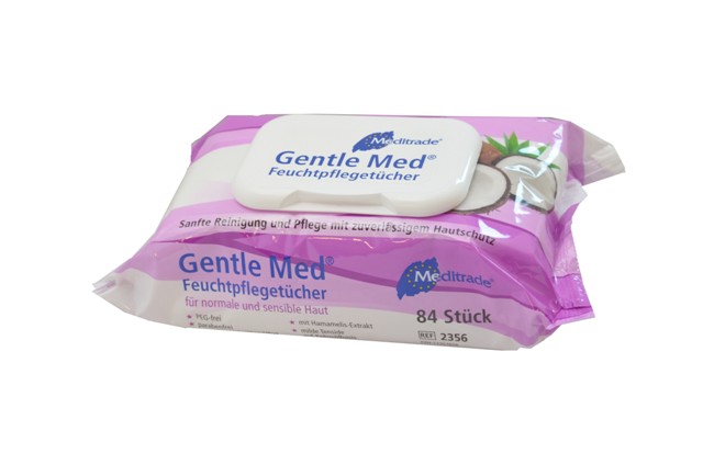 Gentle Med® Feuchtpflegetücher 80 Tücher