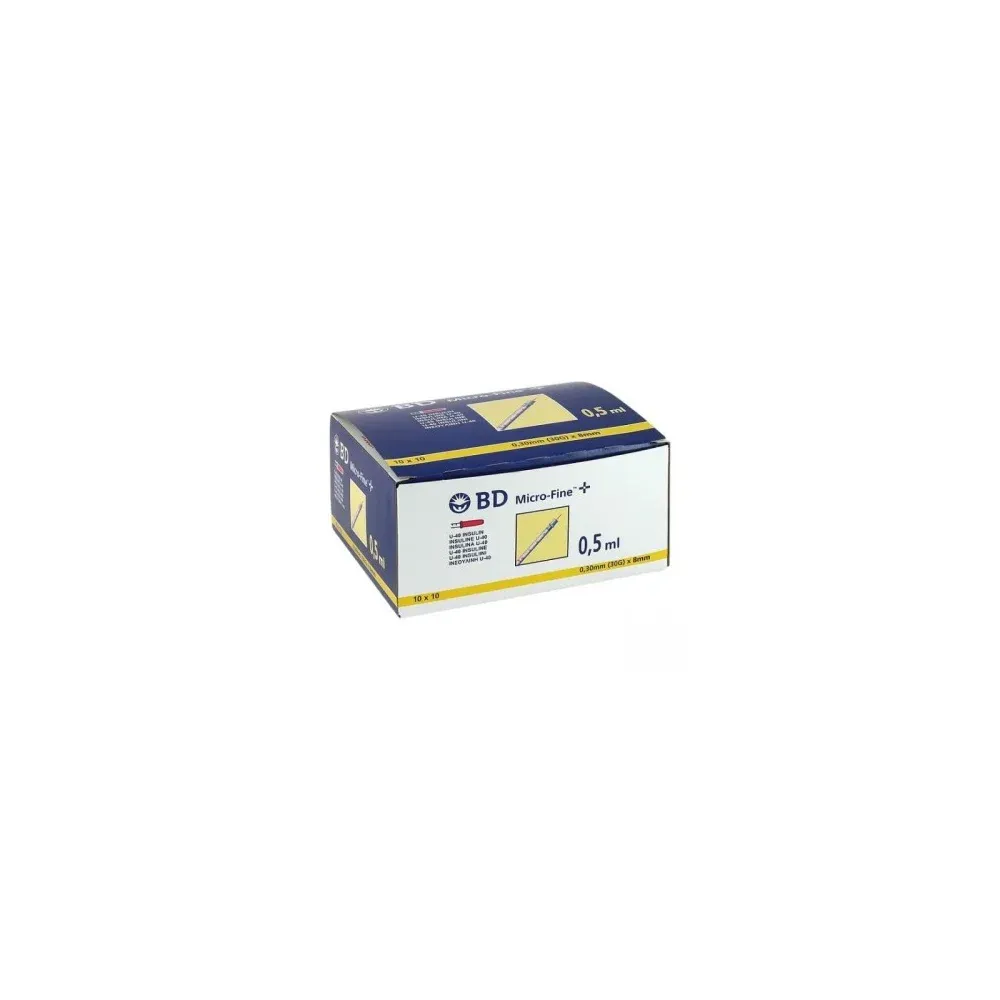 BD Micro-Fine + Insulinspritze U40 0,5ml 8mm 30G