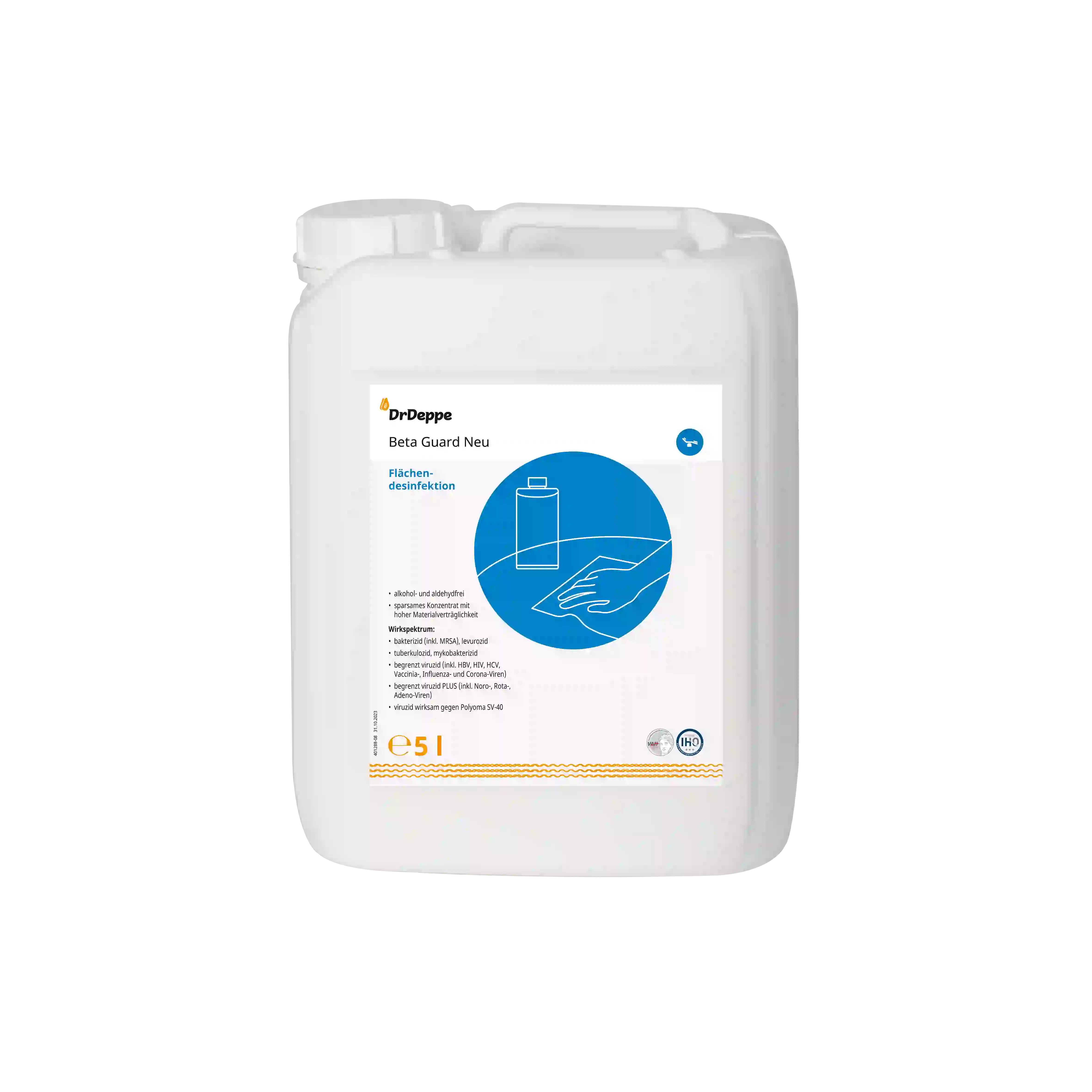 DrDeppe Beta Guard Neu alkoholfreies Desinfektionsmittel