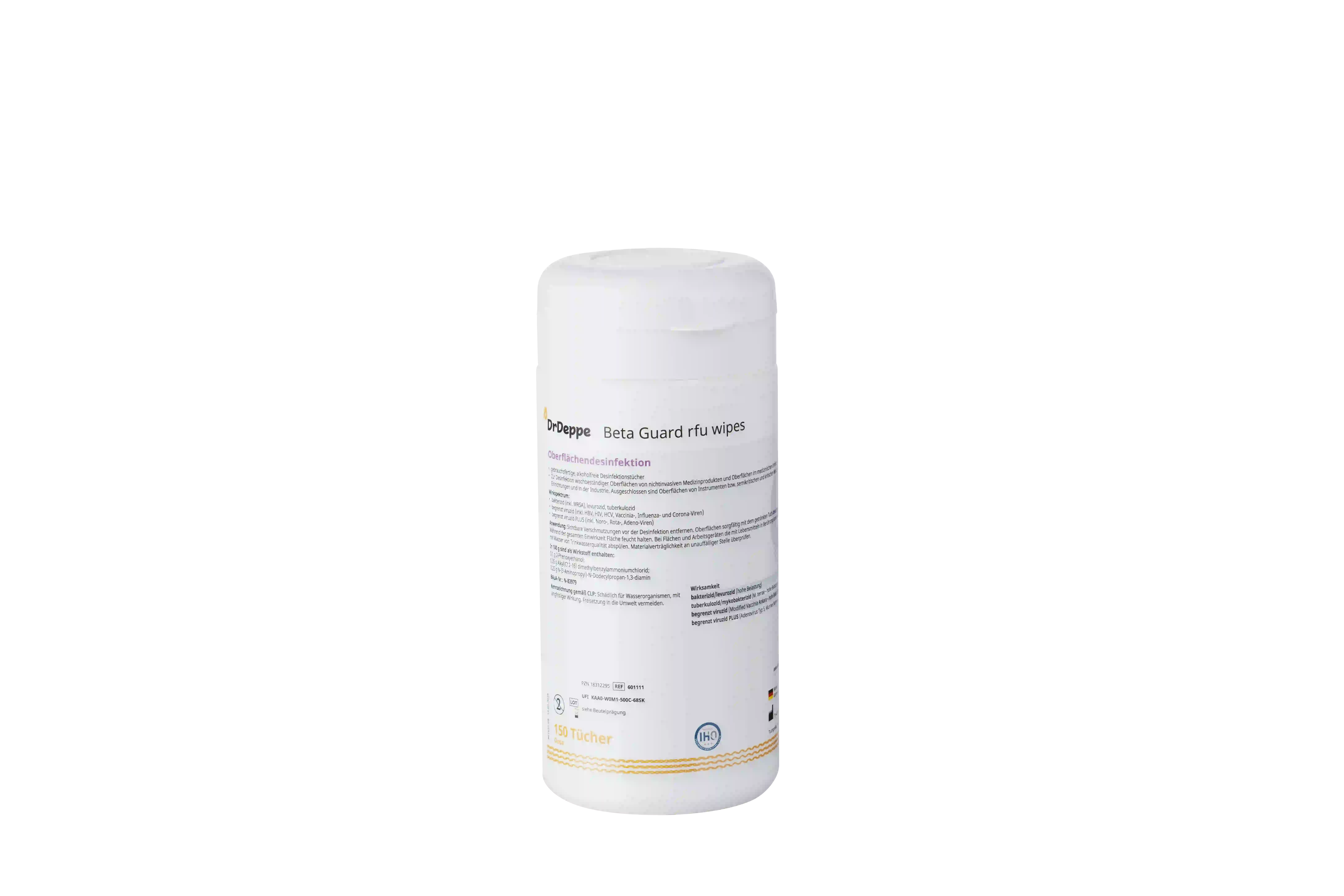DrDeppe Beta Guard rfu wipes alkoholfrei