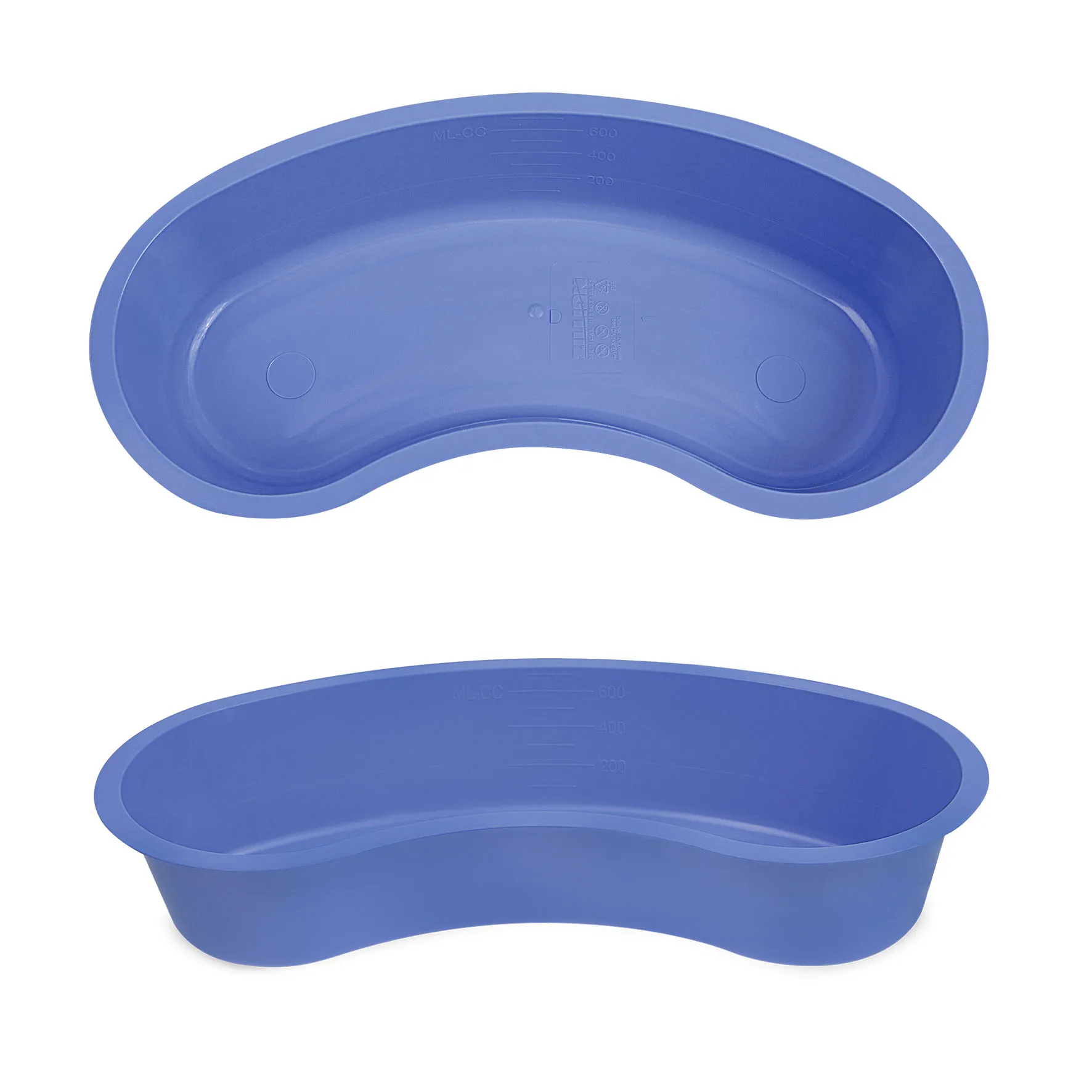 Nierenschalen, steril, 245 x 105 x 50 mm, blau 700ml