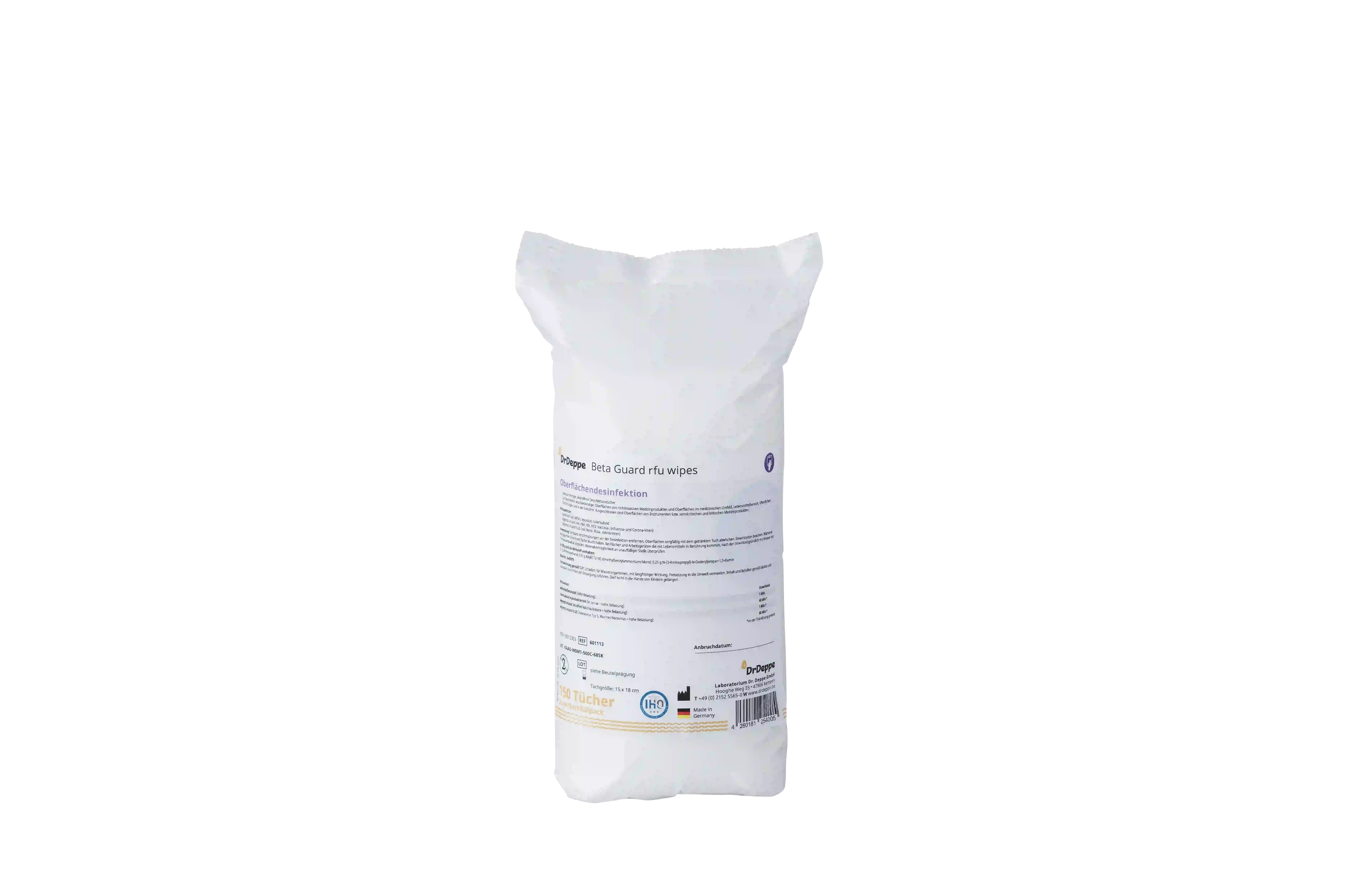 DrDeppe Beta Guard rfu Bio-wipes alkoholfrei