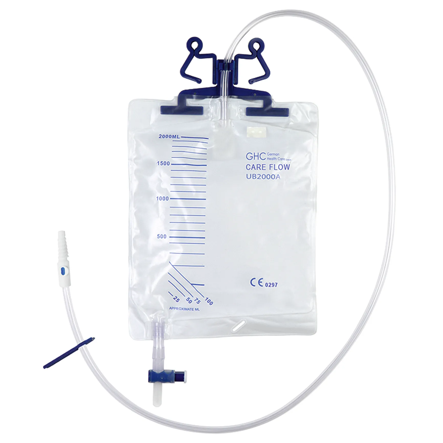 CAREFLOW Steriler Einmalbettbeutel mit Ablass
