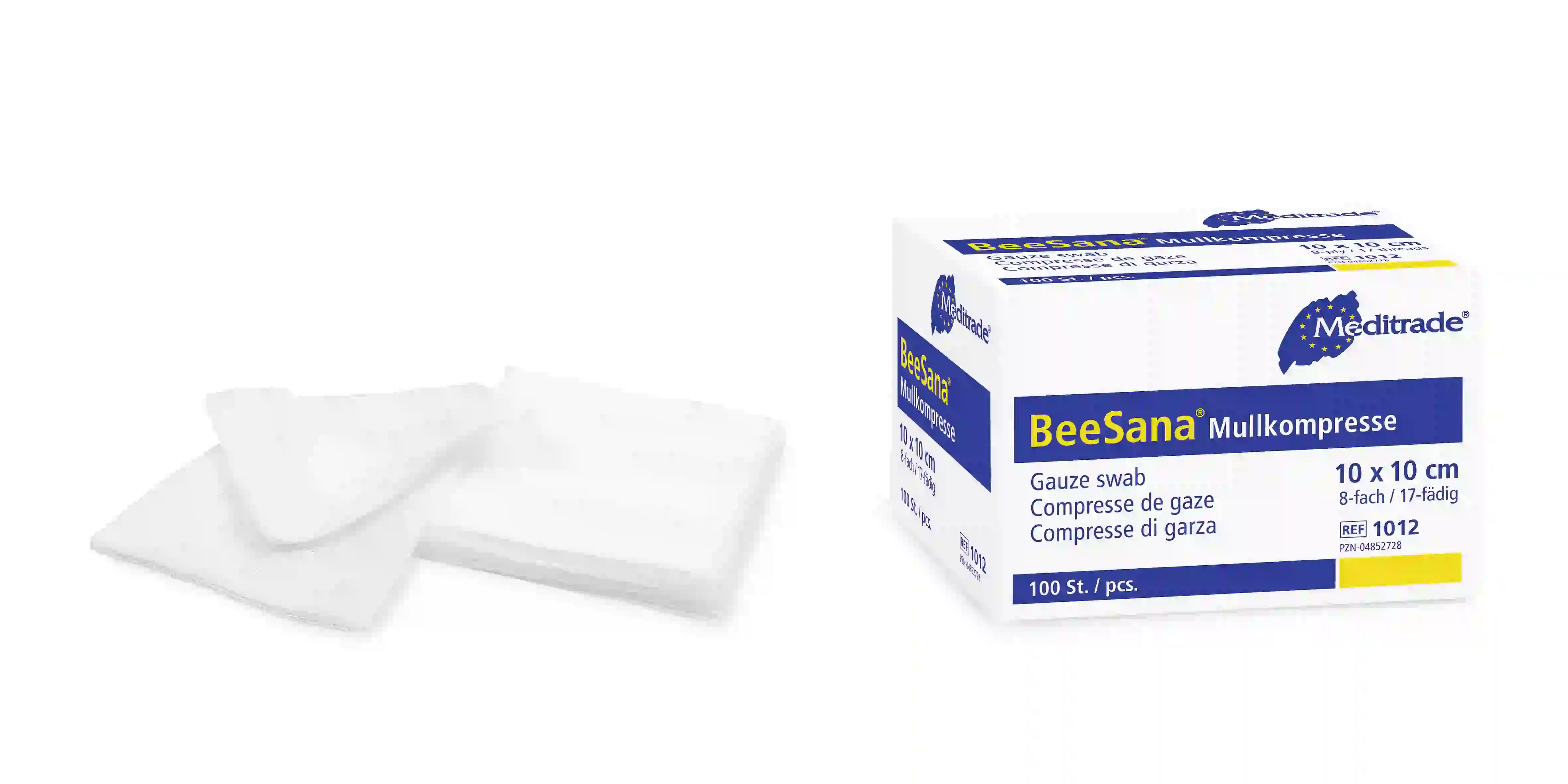 BeeSana® Mullkompresse, unsteril - versch. Varianten