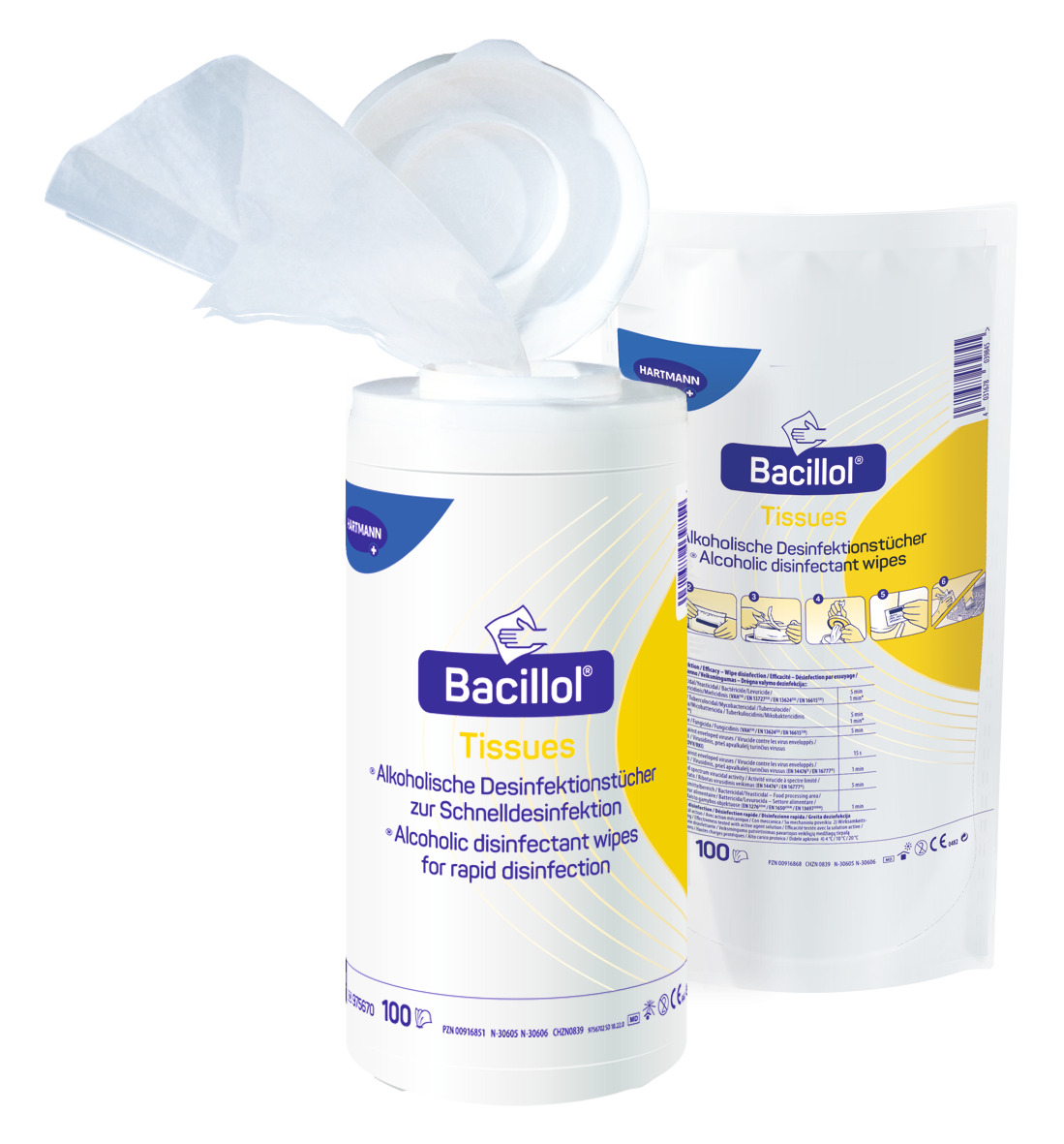 Bacillol Tissues Schnell-Desinfektionstücher