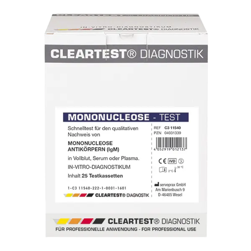 Cleartest Mononucleose Vollblut 10 Stk