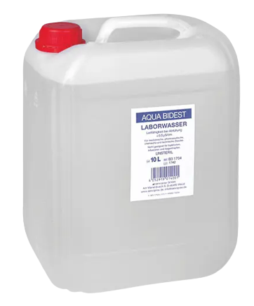 Aqua Bidest 10L Laborwasser